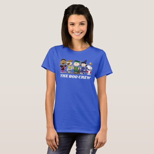 T-shirt cacahuètes | Halloween L'Équipage Boo (Devant entier)
