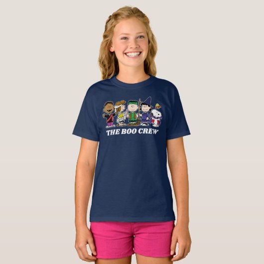 T-shirt cacahuètes | Halloween L'Équipage Boo (Devant entier)