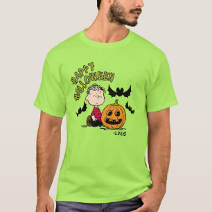 T-shirt cacahuètes Happy Halloween Linus