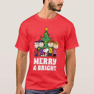T-shirt cacahuètes La Bande autour de l'arbre de Noël