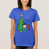 T-shirt cacahuètes | Lucy Christmas Tree (Devant)