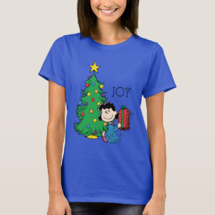 T-shirt cacahuètes Lucy Christmas Tree