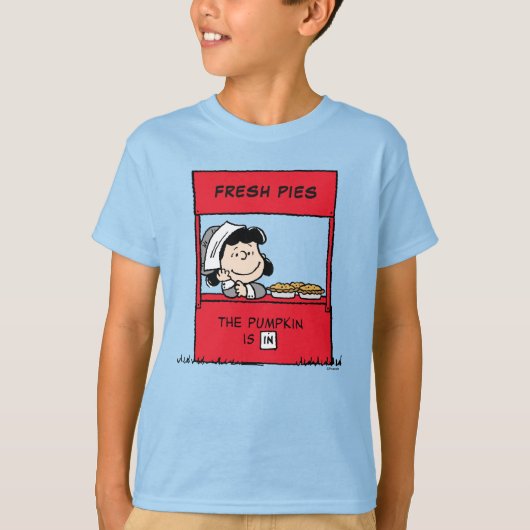 T-shirt cacahuètes | Lucy Pilgrim Pie Stand (Devant)