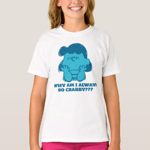 T-shirt cacahuètes   Lucy Who Says I'm Crabby? ?