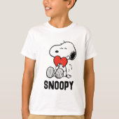 T-shirt cacahuètes | Saint Valentin | Snoopy Heart Hug (Devant)