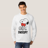 T-shirt cacahuètes | Saint Valentin | Snoopy Heart Hug (Devant entier)