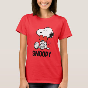 T-shirt cacahuètes   Saint Valentin   Snoopy Heart Hug