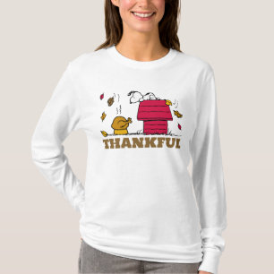 T-shirt cacahuètes   Snoopy Be Thankful