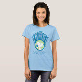 T-shirt cacahuètes | Snoopy Blue Deco Dreams (Devant entier)