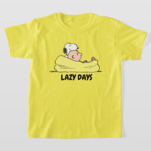 T-shirt cacahuètes Snoopy & Charlie Brown dans la chaise