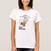 T-shirt cacahuètes | Snoopy & Charlie Brown Run (Devant)