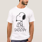 T-shirt cacahuètes | Snoopy En Bas (Devant)