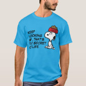 T-shirt cacahuètes | Snoopy Équilibrer Son Chien Disque (Devant)