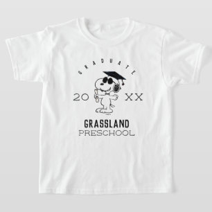 T-shirt cacahuètes   Snoopy Graduate