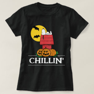 T-shirt cacahuètes   Snoopy Halloween Doghouse