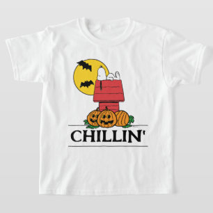 T-shirt cacahuètes   Snoopy Halloween Doghouse