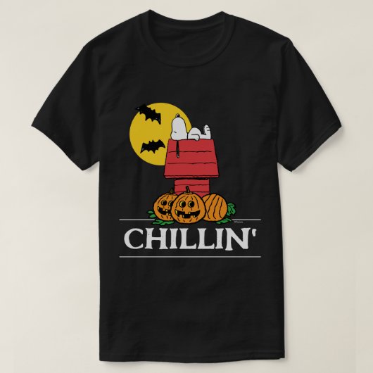 T-shirt cacahuètes | Snoopy Halloween Doghouse (Design devant)