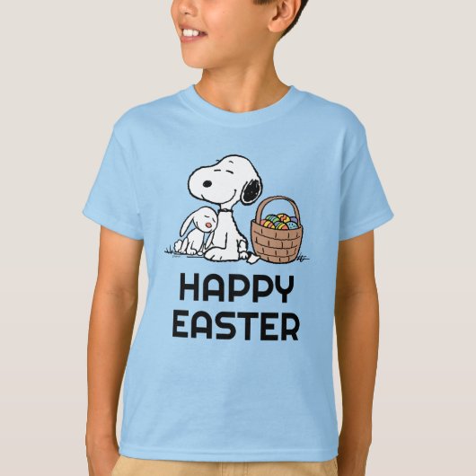 T-shirt cacahuètes | Snoopy Happy Pâques (Devant)