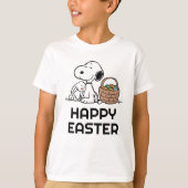 T-shirt cacahuètes | Snoopy Happy Pâques (Devant)