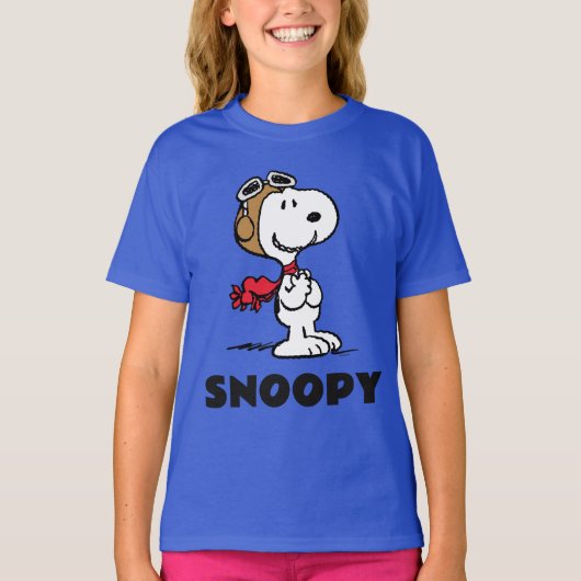 T-shirt cacahuètes | Snoopy L'As Volant (Devant)
