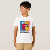 T-shirt cacahuètes | Snoopy & Lucy Half & Half (Devant entier)
