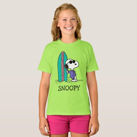T-shirt cacahuètes | Snoopy Ocean High Tide (Devant entier)