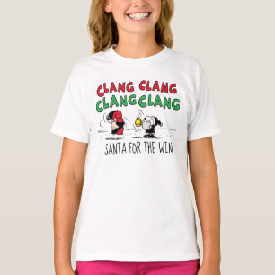 T-shirt cacahuètes   Snoopy Santa Claus & Lucy