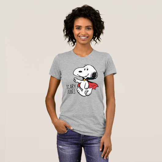 T-shirt cacahuètes | Snoopy Smiling Vampire (Devant entier)