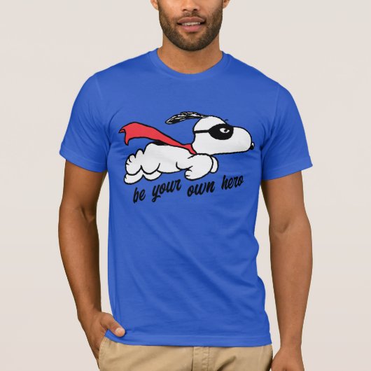 T-shirt cacahuètes | Snoopy Super Hero (Devant)