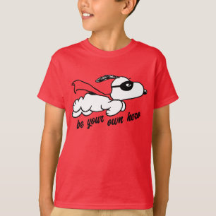 T-shirt cacahuètes Snoopy Super Hero