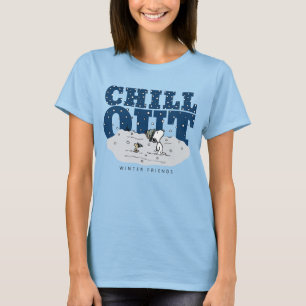 T-shirt cacahuètes Snoopy & Woodstock Chill Out