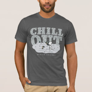 T-shirt cacahuètes Snoopy & Woodstock Chill Out