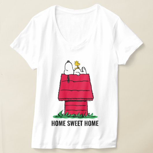 T-shirt cacahuètes | Snoopy & Woodstock Doghouse (Poser)