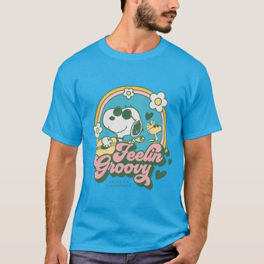 T-shirt cacahuètes | Snoopy & Woodstock Feelin' Super (Devant)