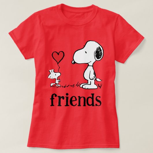T-shirt cacahuètes | Snoopy & Woodstock Friends (Design devant)