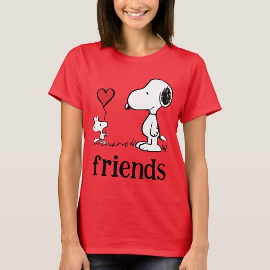 T-shirt cacahuètes | Snoopy & Woodstock Friends (Devant)