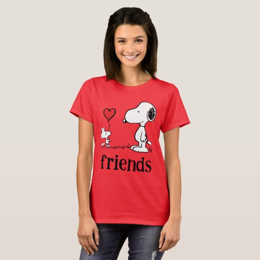 T-shirt cacahuètes | Snoopy & Woodstock Friends (Devant entier)