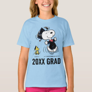 T-shirt cacahuètes   Snoopy & Woodstock Graduation