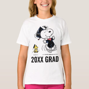 T-shirt cacahuètes   Snoopy & Woodstock Graduation