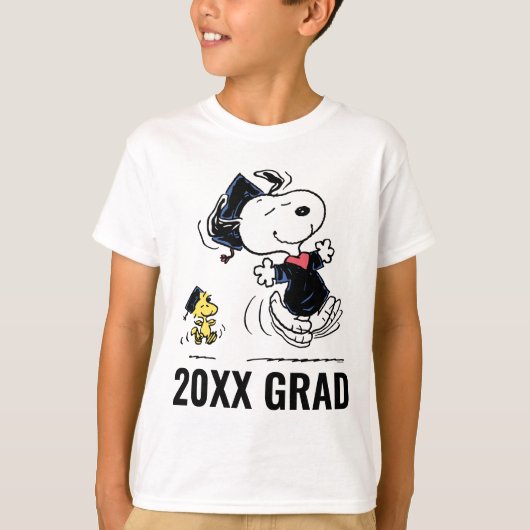 T-shirt cacahuètes | Snoopy & Woodstock Graduation (Devant)
