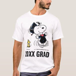 T-shirt cacahuètes Snoopy & Woodstock Graduation
