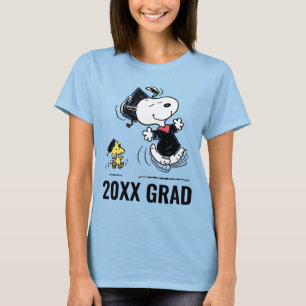 T-shirt cacahuètes   Snoopy & Woodstock Graduation