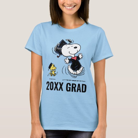 T-shirt cacahuètes | Snoopy & Woodstock Graduation (Devant)