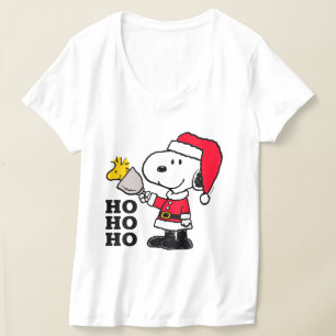 T-shirt cacahuètes   Snoopy & Woodstock Ho Ho Ho