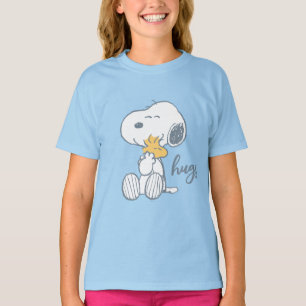 T-shirt cacahuètes   Snoopy & Woodstock Hug