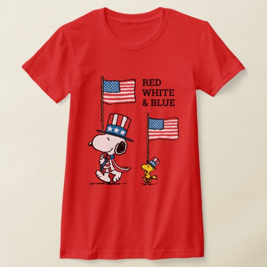 T-shirt cacahuètes | Snoopy & Woodstock Oncle Sams (Poser)