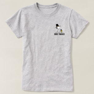 T-shirt cacahuètes Snoopy & Woodstock Pilgrim