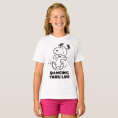 T-shirt cacahuètes | Une Danse Heureuse Snoopy (Devant entier)
