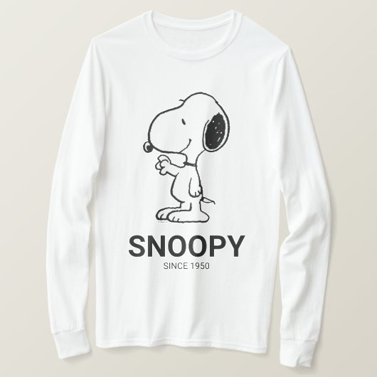 T-shirt cacahuètes | Vagues Snoopy (Design devant)