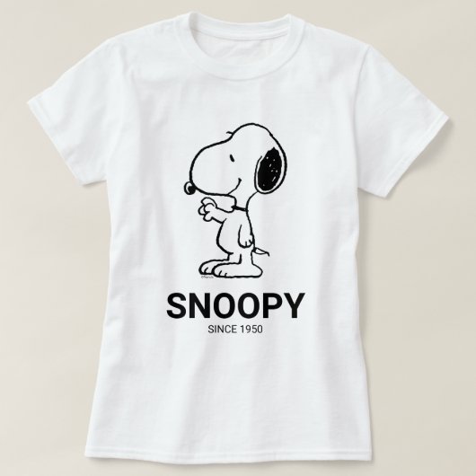 T-shirt cacahuètes | Vagues Snoopy (Design devant)